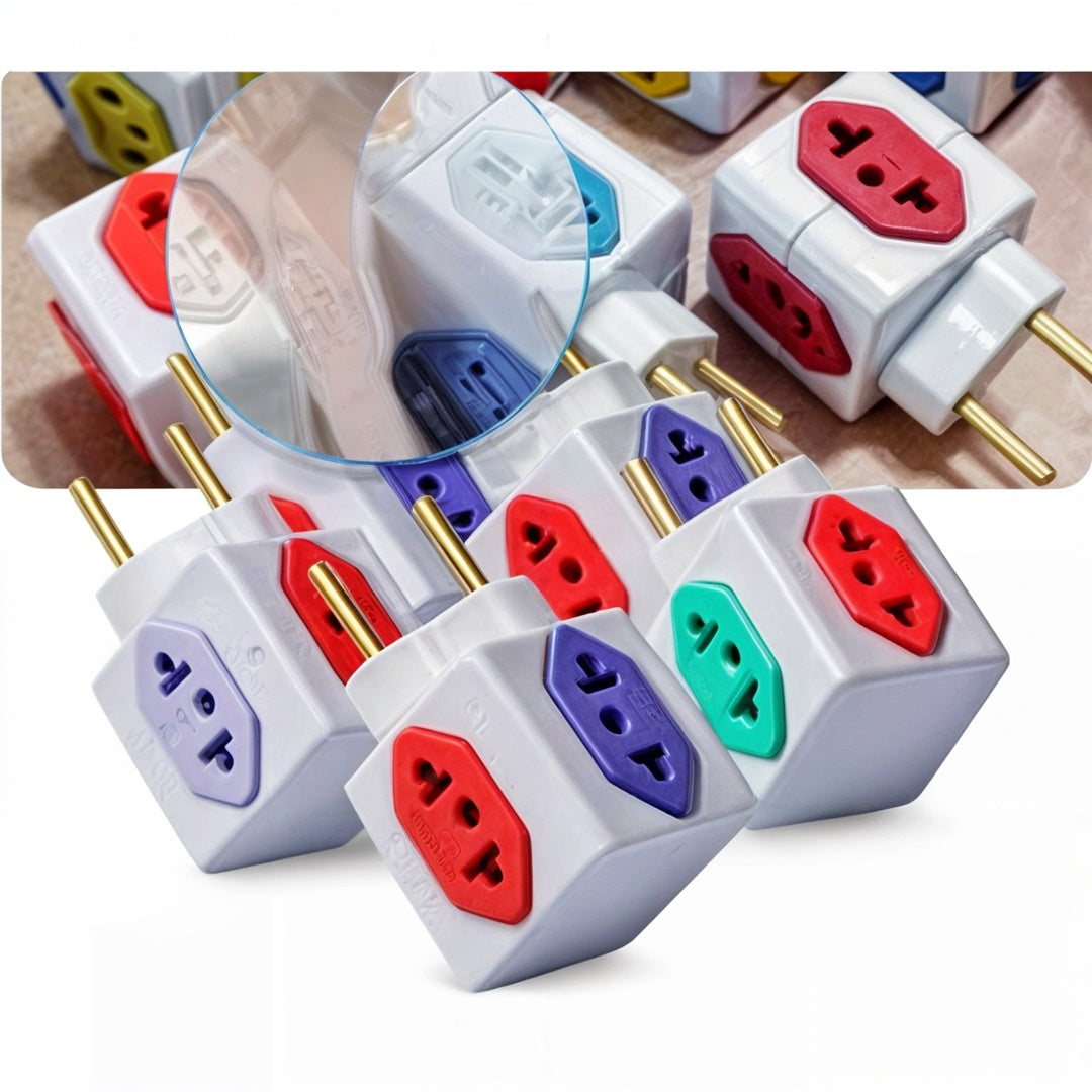 Adaptador de Tomada em Cubo 2 Pinos 10A 20A