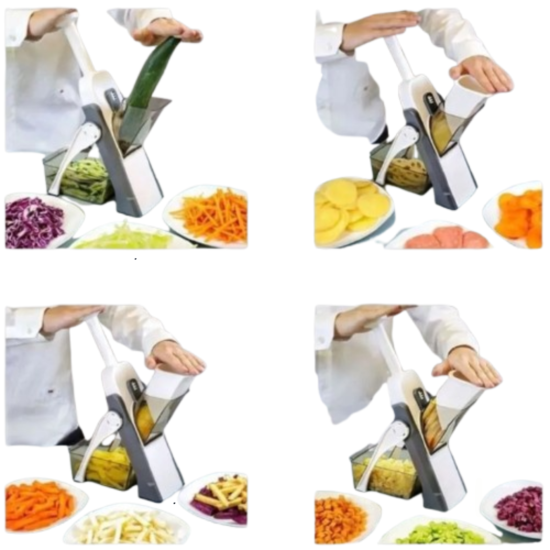 5 EM 1 CORTADOR de Legumes Multifuncional - (Cores Sortidas)