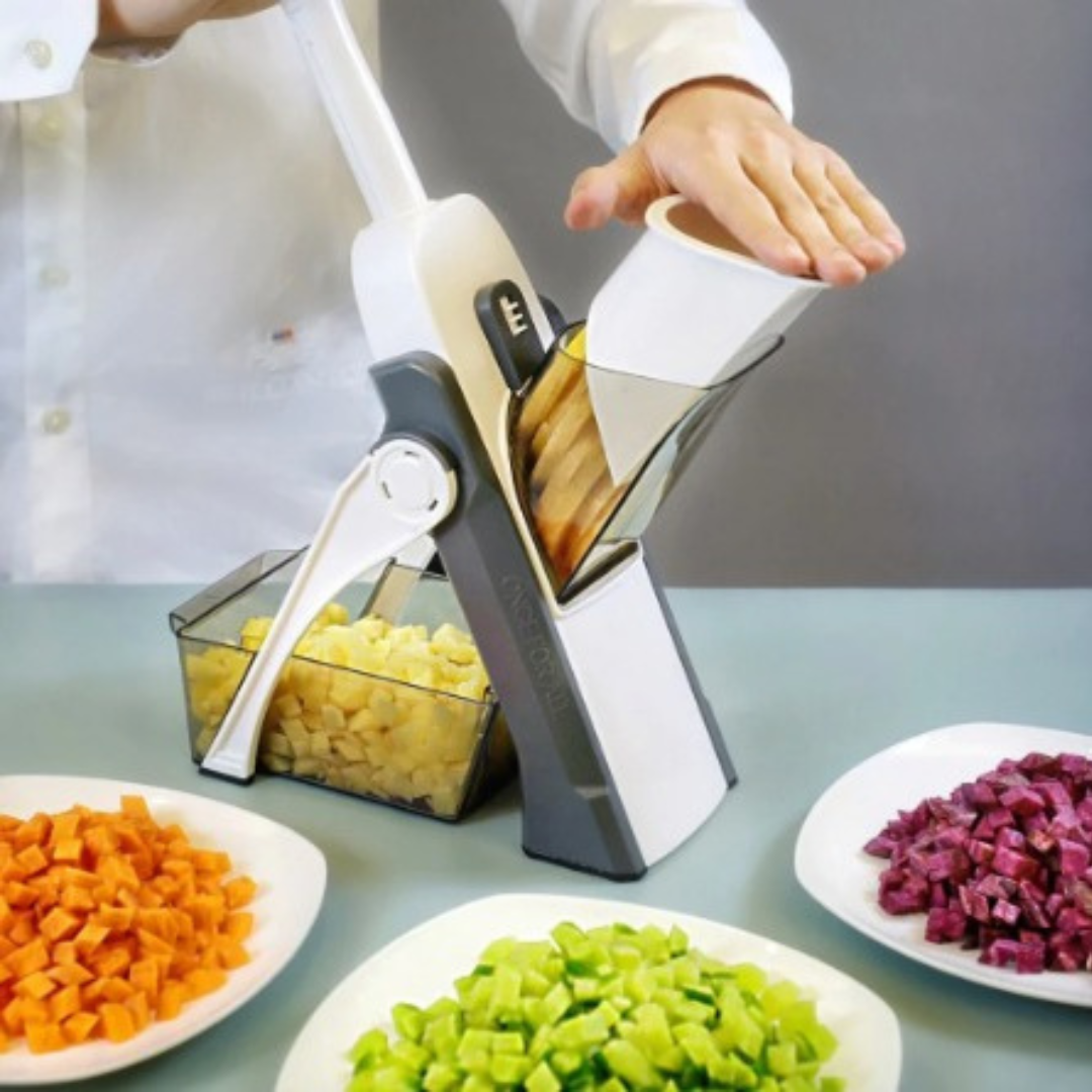 5 EM 1 CORTADOR de Legumes Multifuncional - (Cores Sortidas)