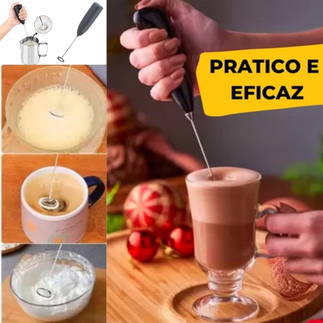 (Simples) Mini Mixer Misturador Elétrico Portátil Bivolt