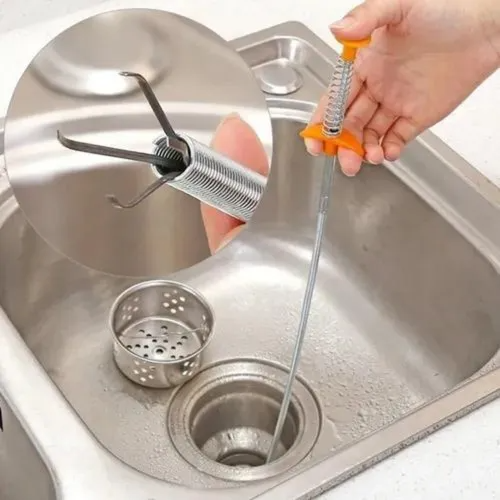 Coletor De Pia Flexível Reacher Com Esgoto De 4 Garras Inox K-974