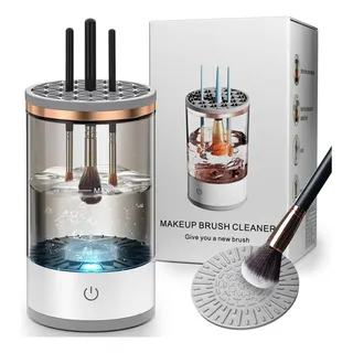 Kit para Maquiagem - Espelho Camarim com Iluminação LED + Lavador de Pincéis Automático