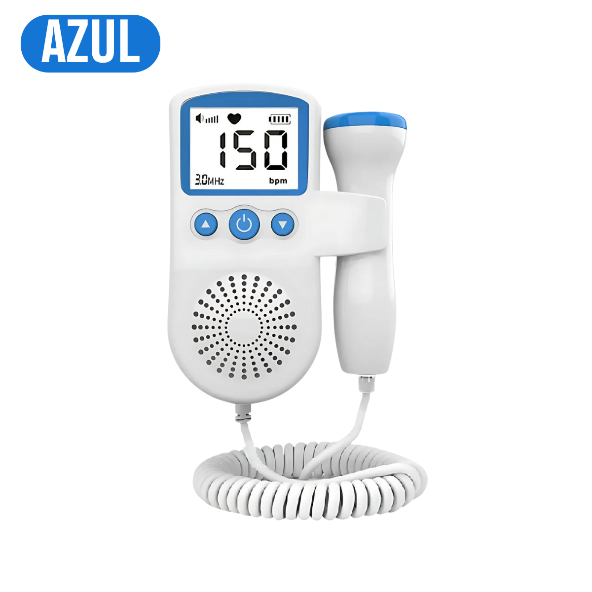 Doppler Monitor Portátil de Batimento Cardíaco - (Cores Sortidas)