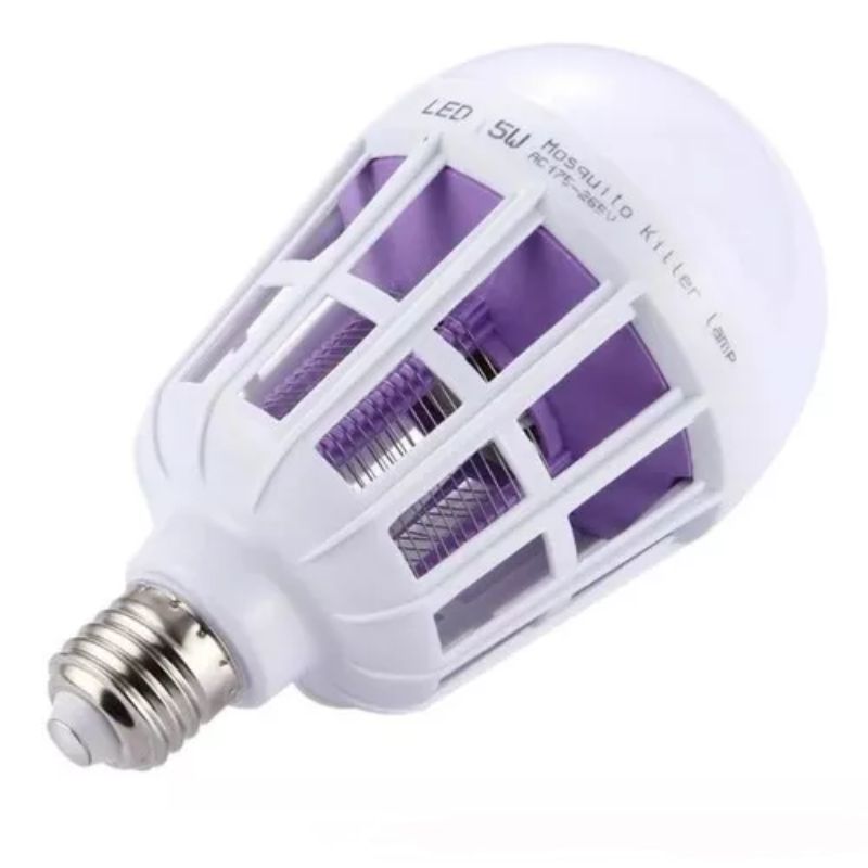 Lâmpada Led Bulbo Frio Mata Mosquito Moscas Repelente - Bivolt 15W