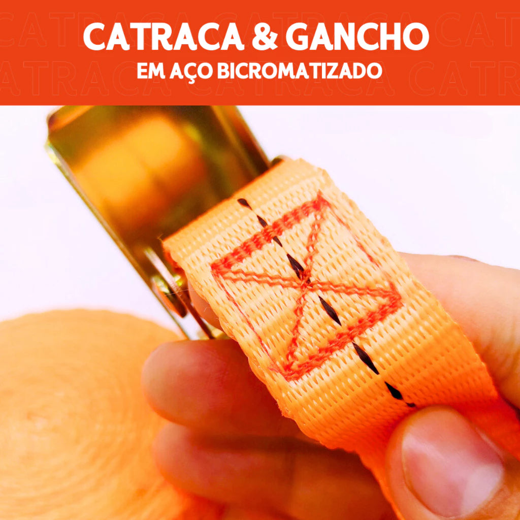 Cinta Fita Com Catraca Para Carga de 1,5 Metros .