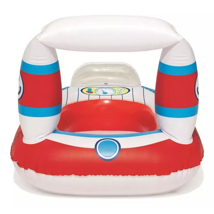 Boia Inflável Barco 104x99cm BST-032- Branco/Colorido