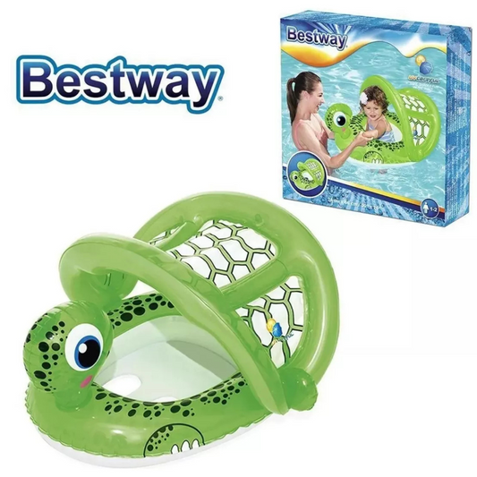 Boia Inflavél Tartaruga BST-016 - Verde/Branco