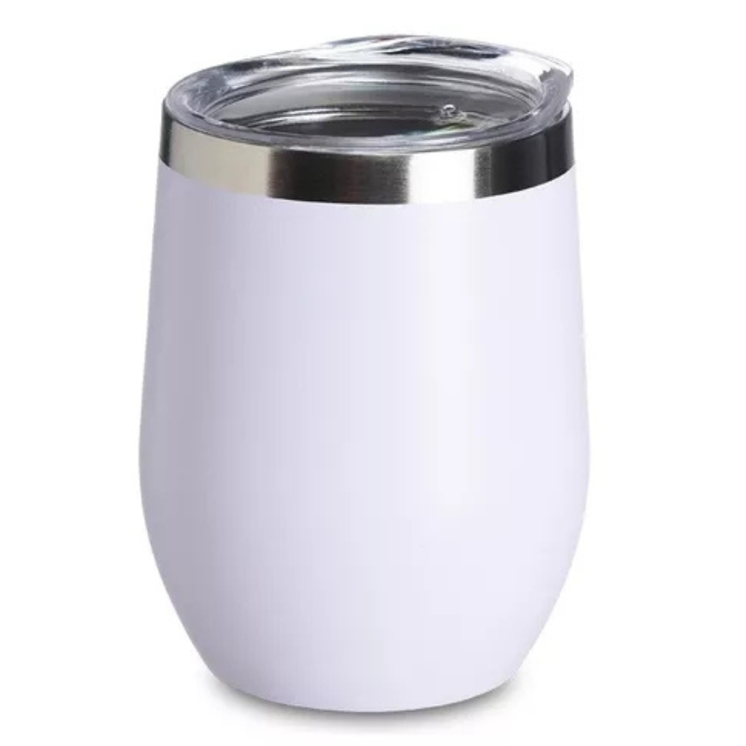 Normal - COPO CUIA Térmico Inox com Tampa Antivazamento (360 ml) - Branco