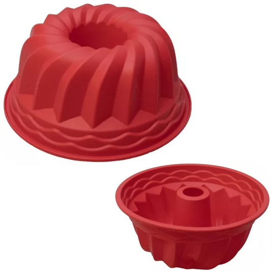 Forma de Silicone c/ Furo 23x10cm BK4538