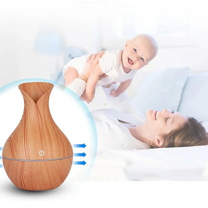 Umidificador de Ar com Difusor de Aromas e Iluminação LED Bivolt - (Cores Sortidas)  BM-061-1