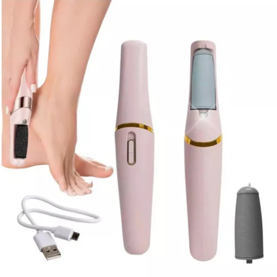 Lixa de Pé Elétrica Recarregável À Prova Dágua Bivolt