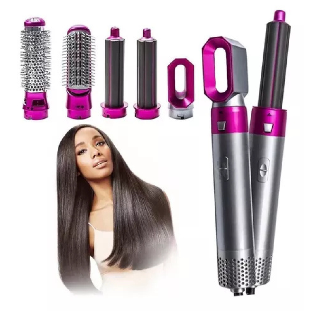 Escova Secador de Cabelo 5 em 1 Multifuncional 110v