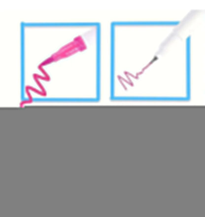 (Transparente) Conjunto de Caneta Colorir Desenhos Ponta Dupla 2 Traços 80 Unidades - Com maletinha