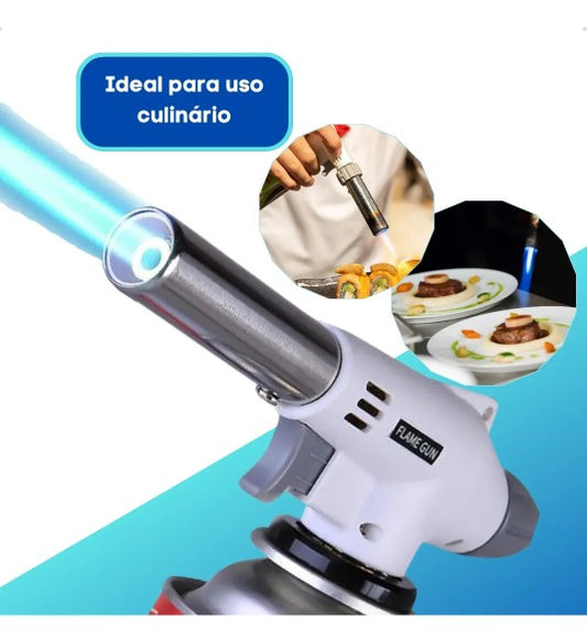 Maçarico Culinário Portátil Profissional - (Cores Sortidas)