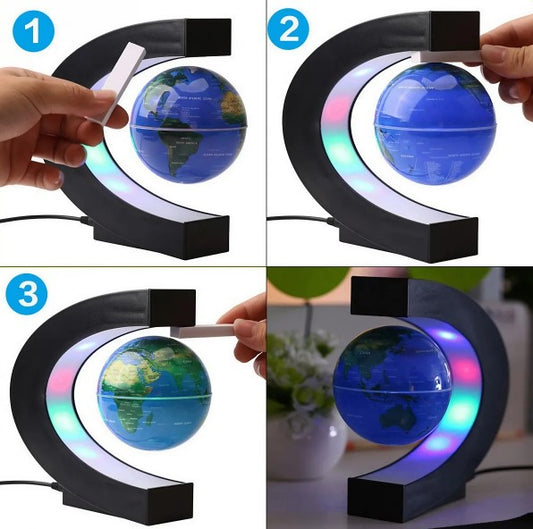 Globo Terrestre Maginetico Flutuante Levitação Led Bivolt BM-F1001