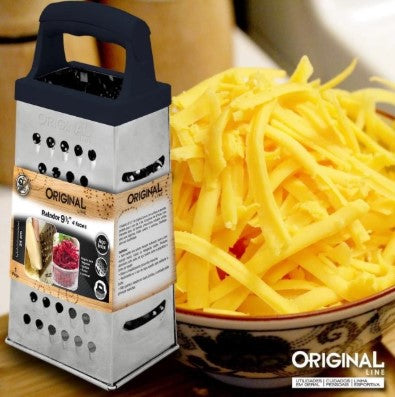 RALADOR BRANCO/PRETO Legumes Frutas Verduras Queijos 04 Faces 9 1/2" SL0224