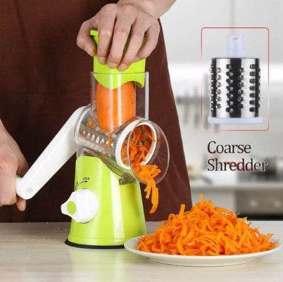 FATIADOR Manual de Legumes Giratório Multiuso Inox 3 em 1 - BM-A20