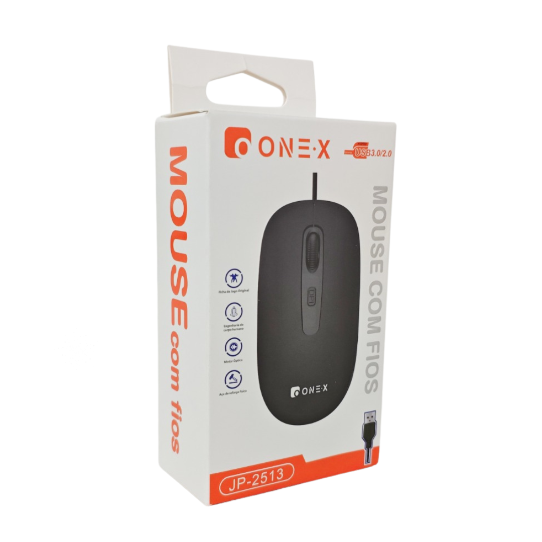 Mouse com Fio Onex JP-2513