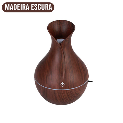 Umidificador de Ar com Difusor de Aromas e Iluminação LED Bivolt - (Cores Sortidas)  BM-061-1
