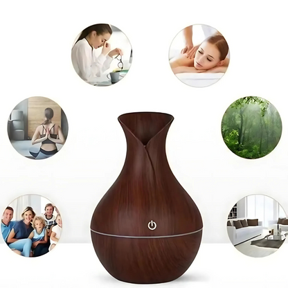 Umidificador de Ar com Difusor de Aromas e Iluminação LED Bivolt - (Cores Sortidas)  BM-061-1