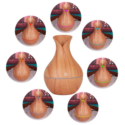 Umidificador de Ar com Difusor de Aromas e Iluminação LED Bivolt - (Cores Sortidas)  BM-061-1