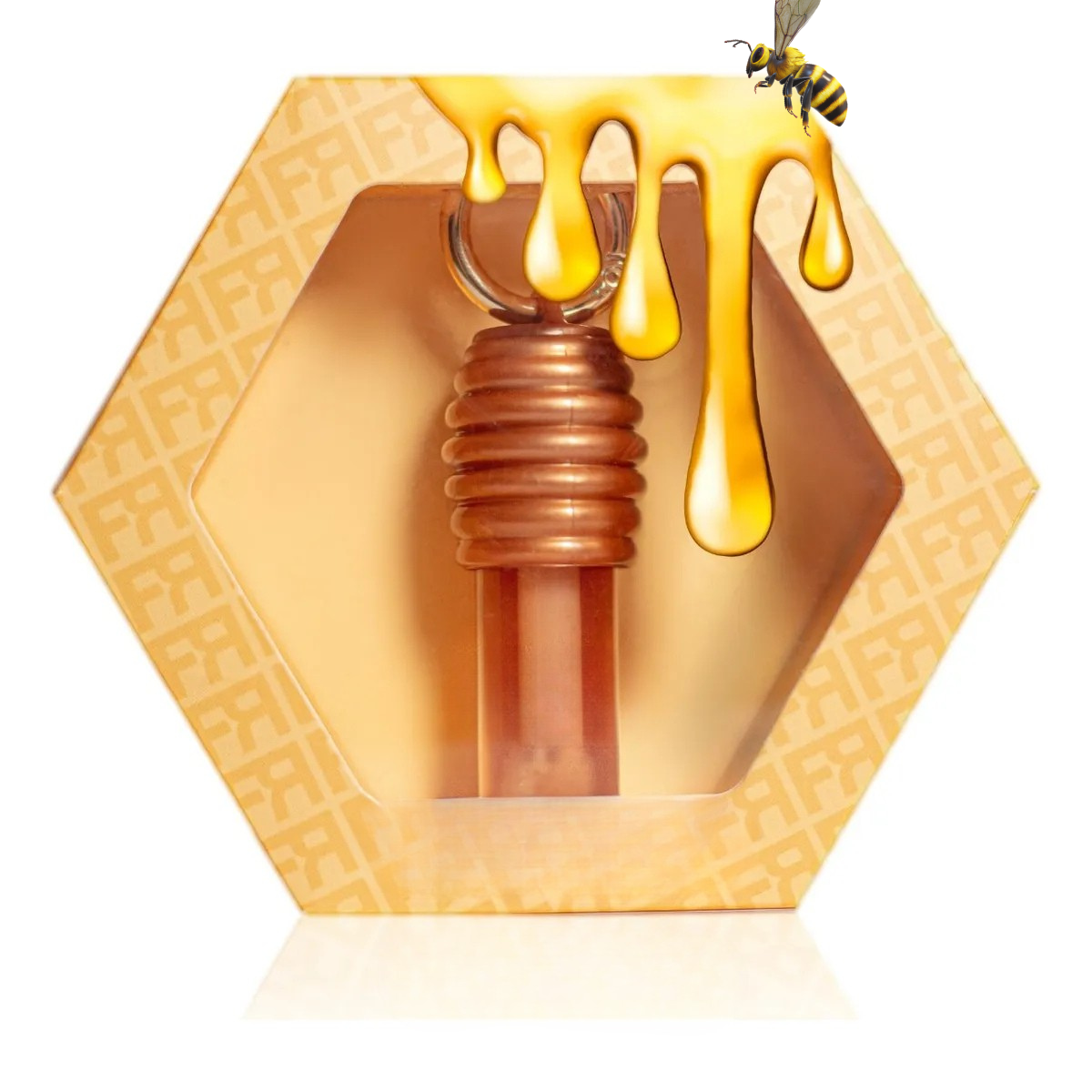 Gloss Labial Mel Honey com Pingente, Hidrata e Brilha
